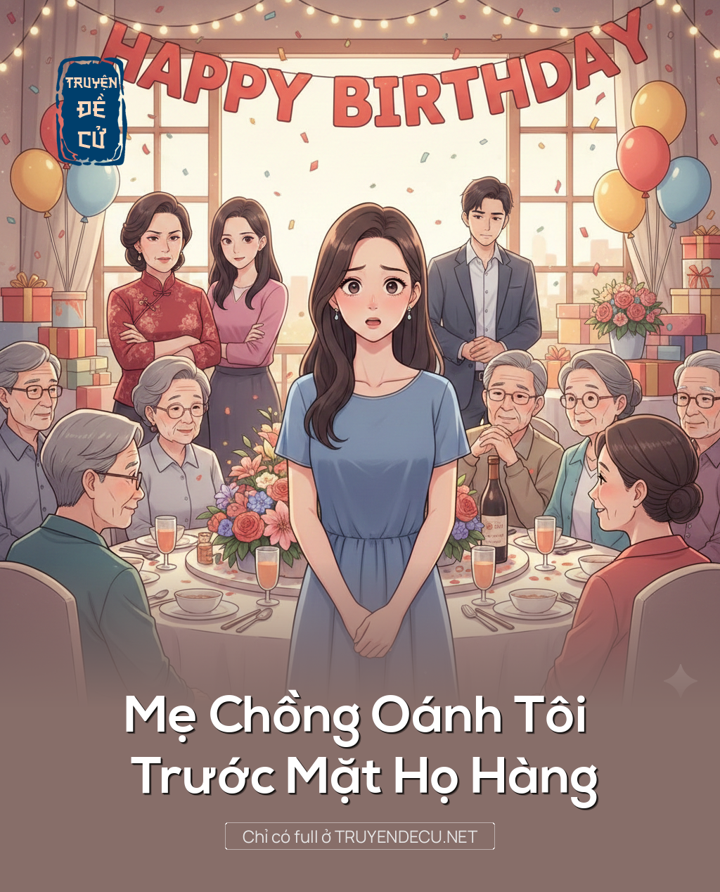 
                            Mẹ Chồng Oánh Tôi Trước Mặt Họ Hàng