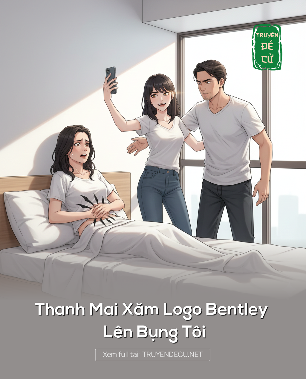 
                            Thanh Mai Xăm Logo Bentley Lên Bụng Tôi