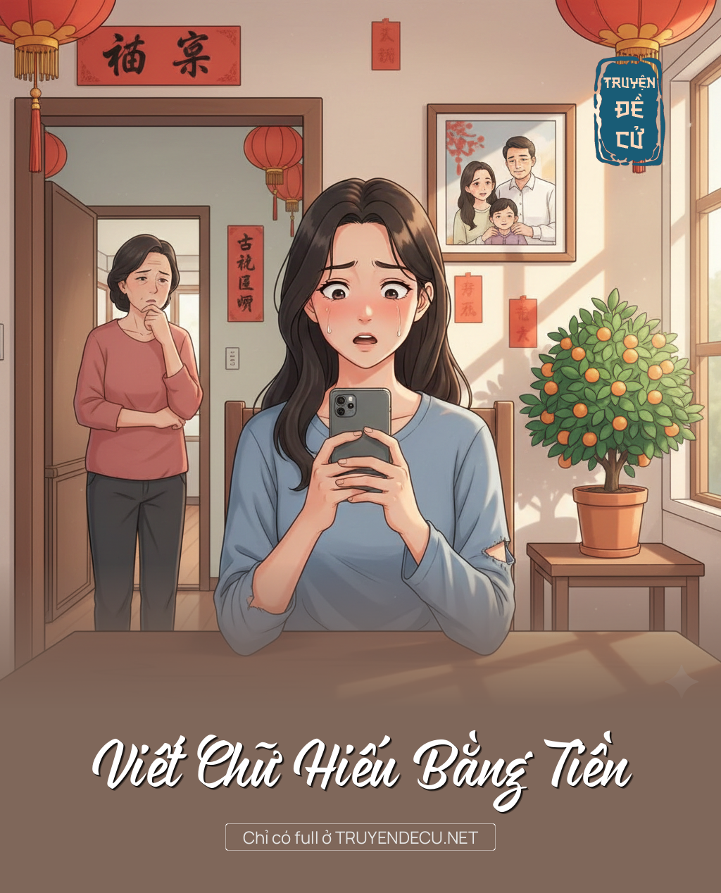 Viết Chữ Hiếu Bằng Tiền