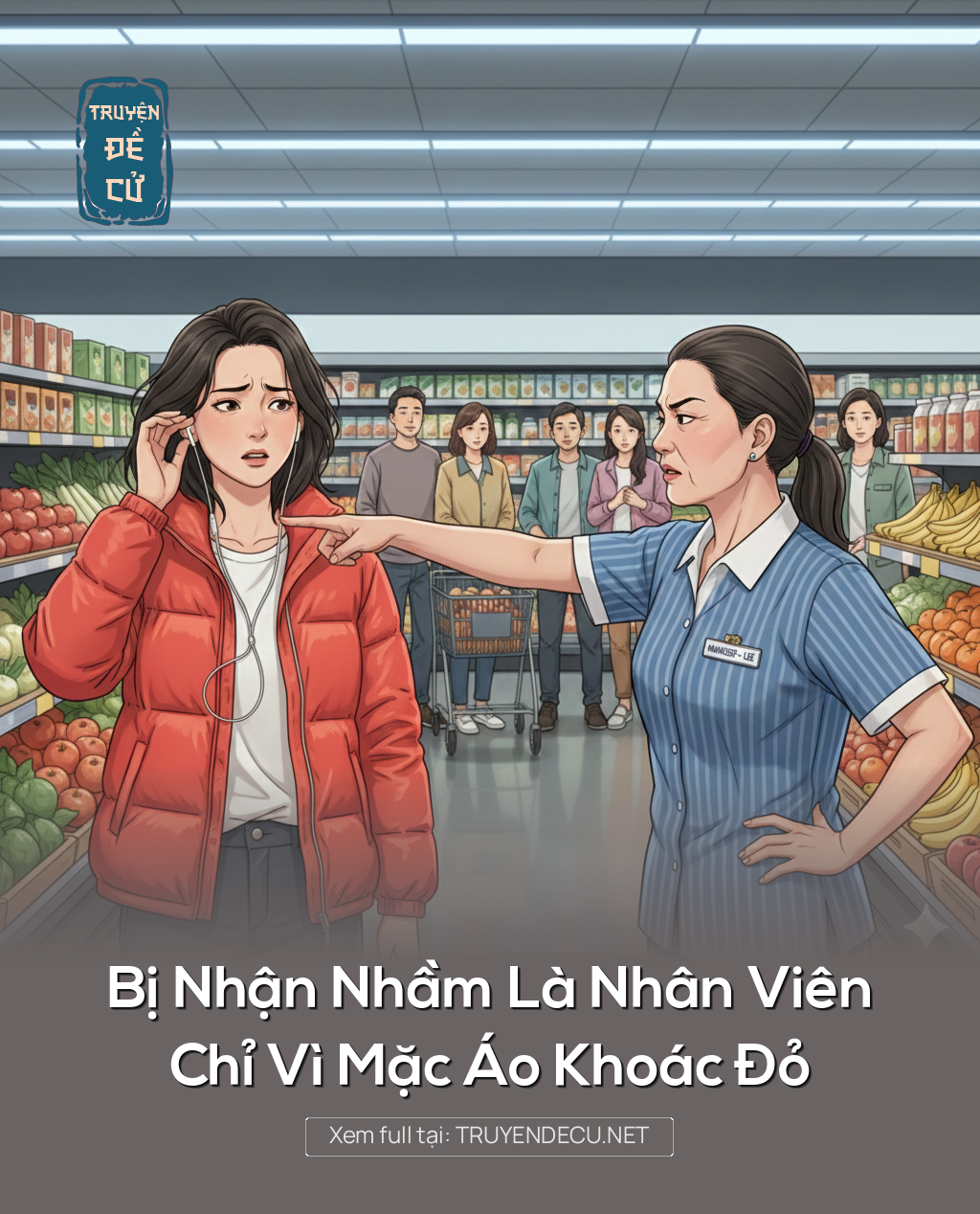 Bị Nhận Nhầm Là Nhân Viên Chỉ Vì Mặc Áo Khoác Đỏ