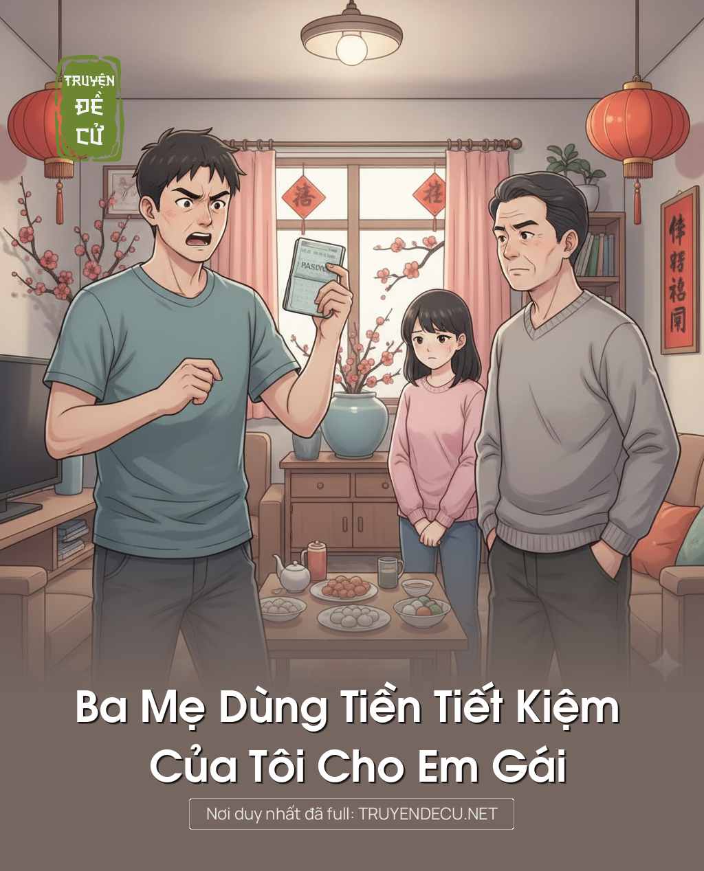 
                            Ba Mẹ Dùng Tiền Tiết Kiệm Của Tôi Cho Em Gái