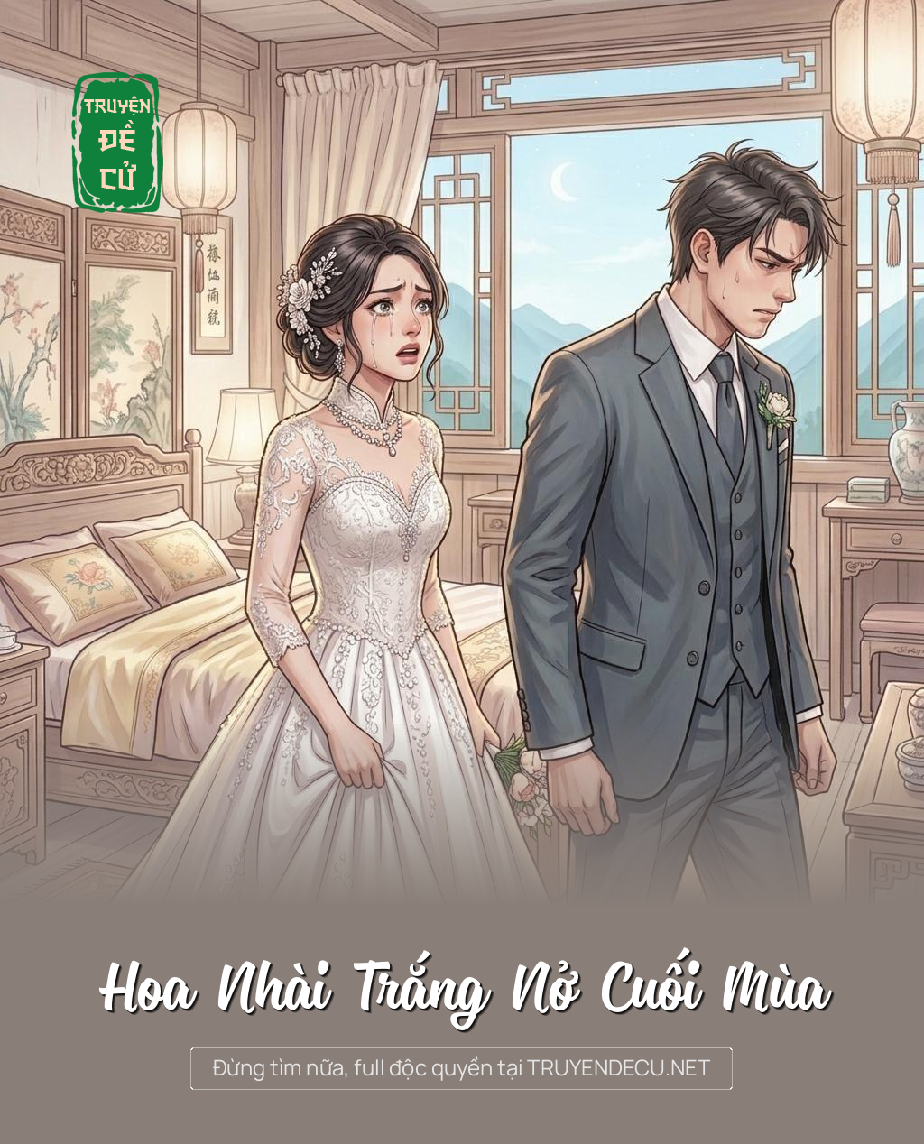 Hoa Nhài Trắng Nở Cuối Mùa