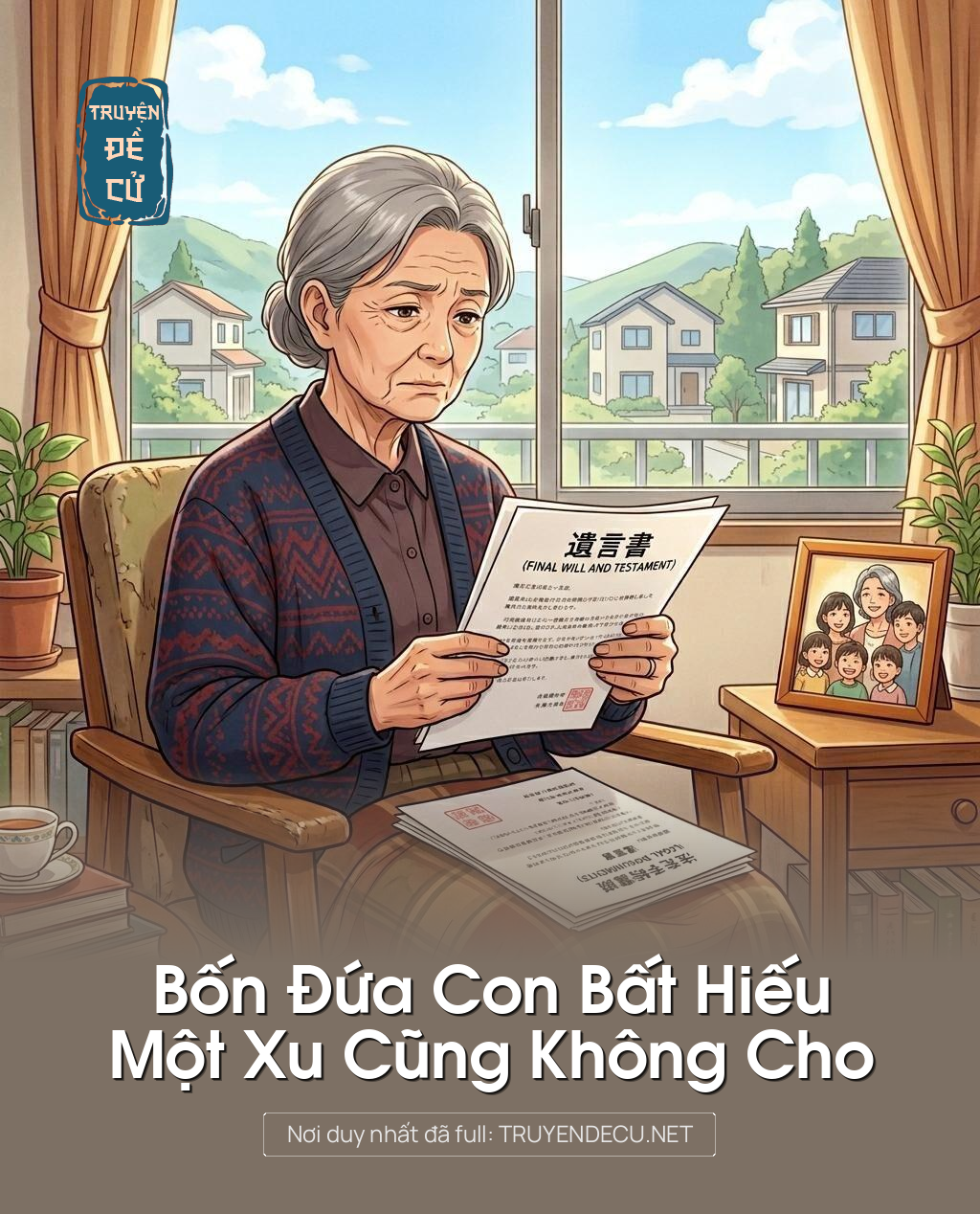 Bốn Đứa Con Bất Hiếu, Một Xu Cũng Không Cho