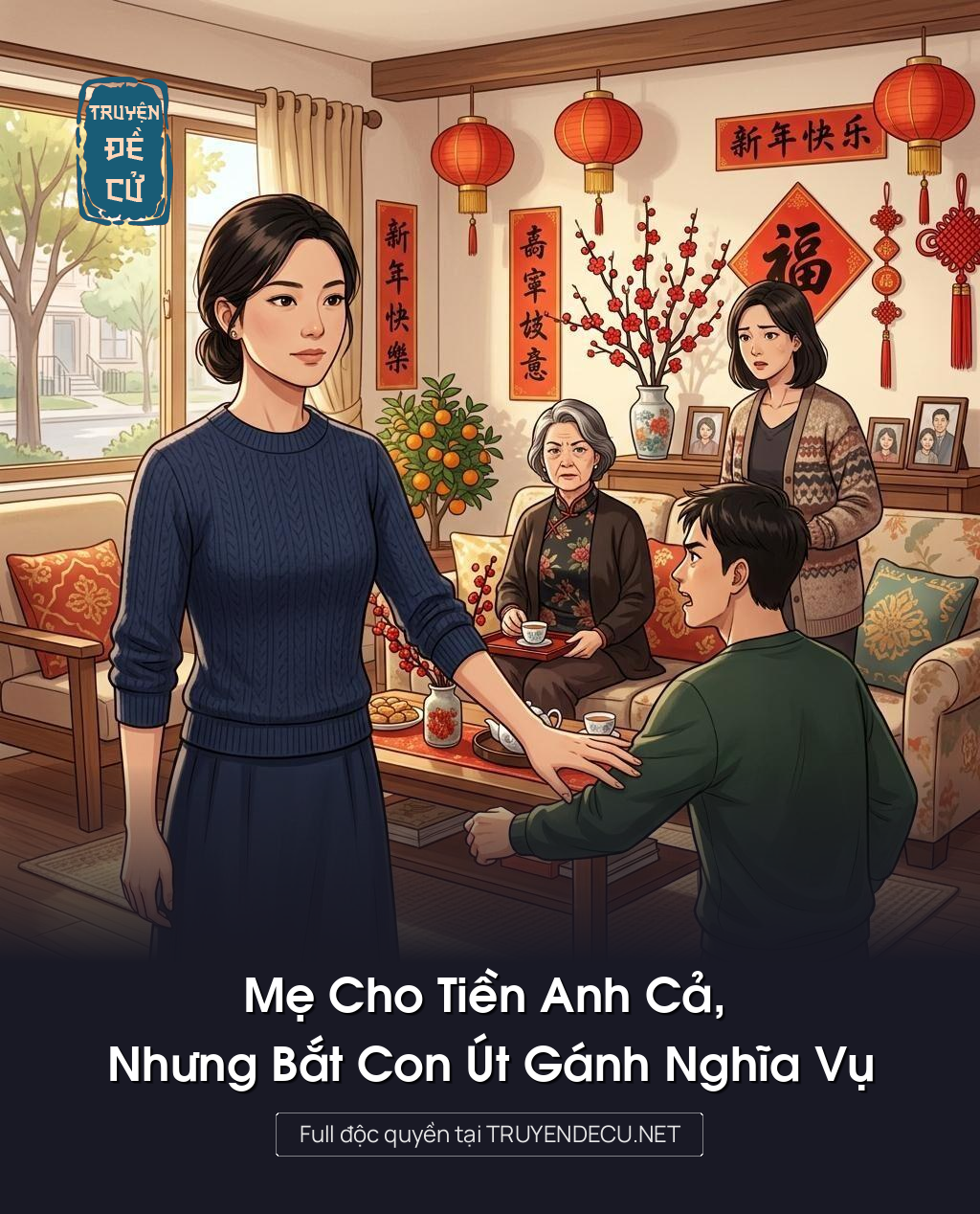 Mẹ Cho Tiền Anh Cả, Nhưng Bắt Con Út Gánh Nghĩa Vụ