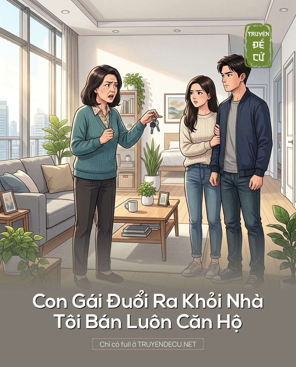 Con Gái Đuổi Ra Khỏi Nhà, Tôi Bán Luôn Căn Hộ