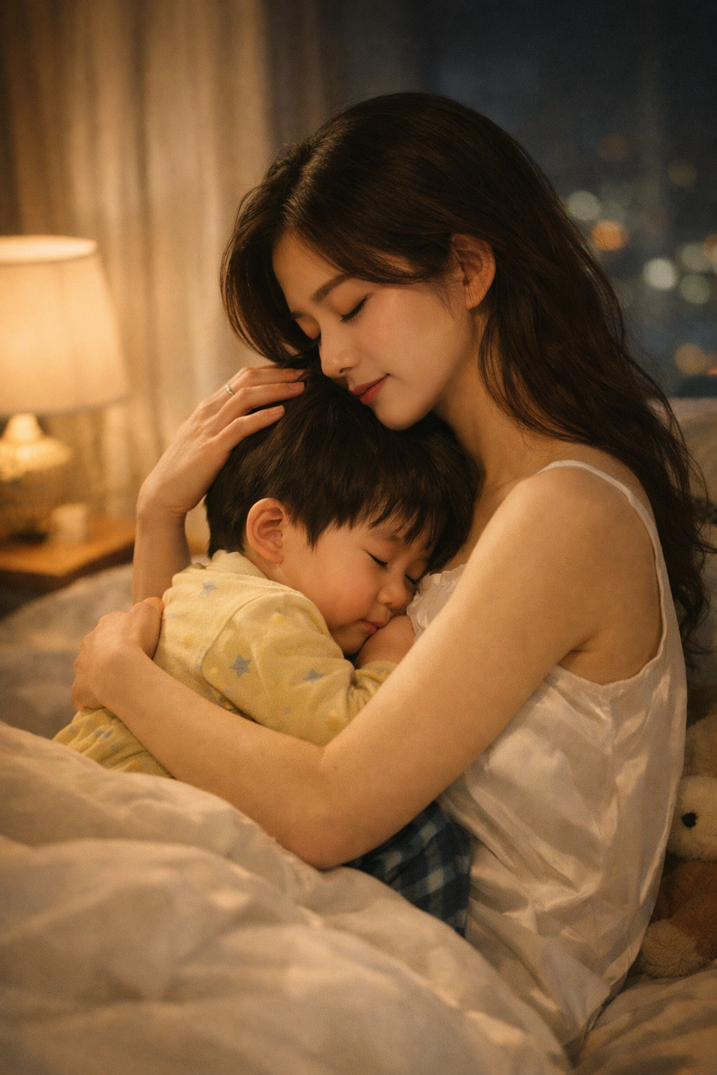 Áo Ngủ Và Ánh Sáng Ấm Áp