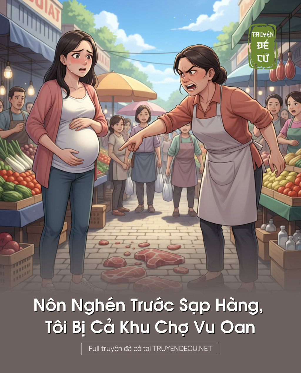 
                            Nôn Nghén Trước Sạp Hàng, Tôi Bị Cả Khu Chợ Vu Oan