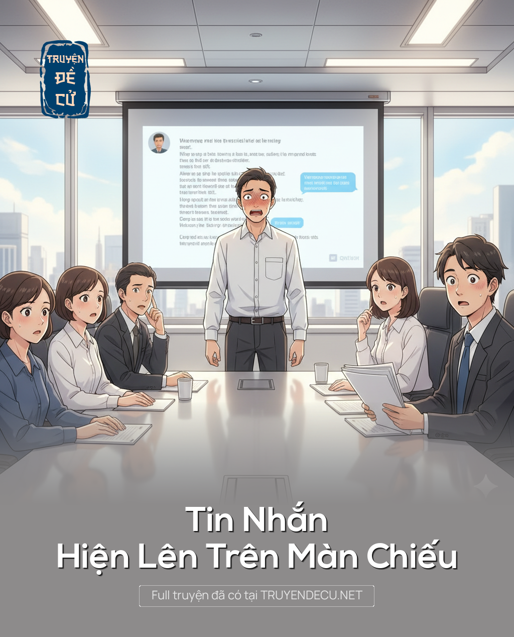 
                            Tin Nhắn Hiện Lên Trên Màn Chiếu