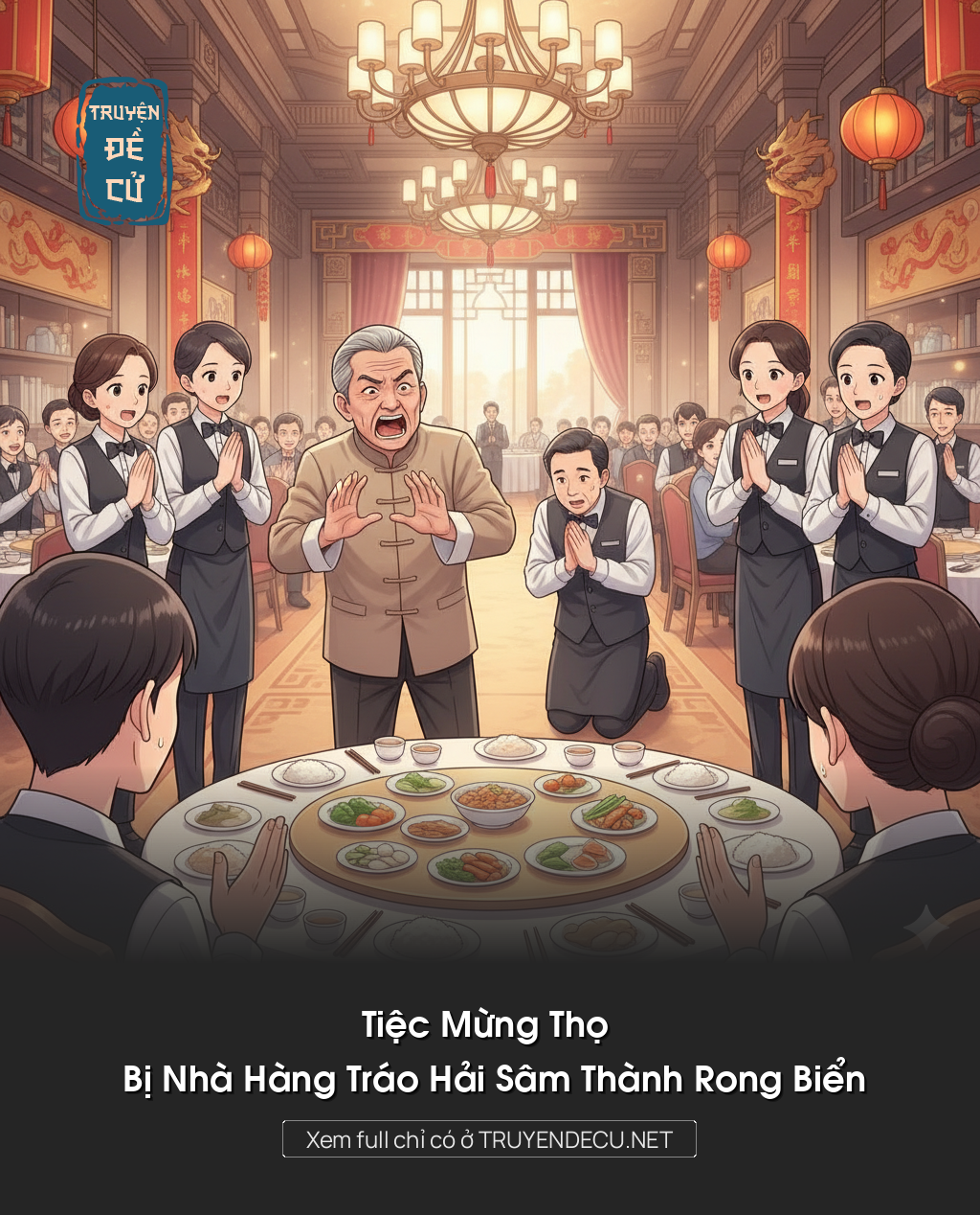 
                            Tiệc Mừng Thọ Bị Nhà Hàng Tráo Hải Sâm Thành Rong Biển