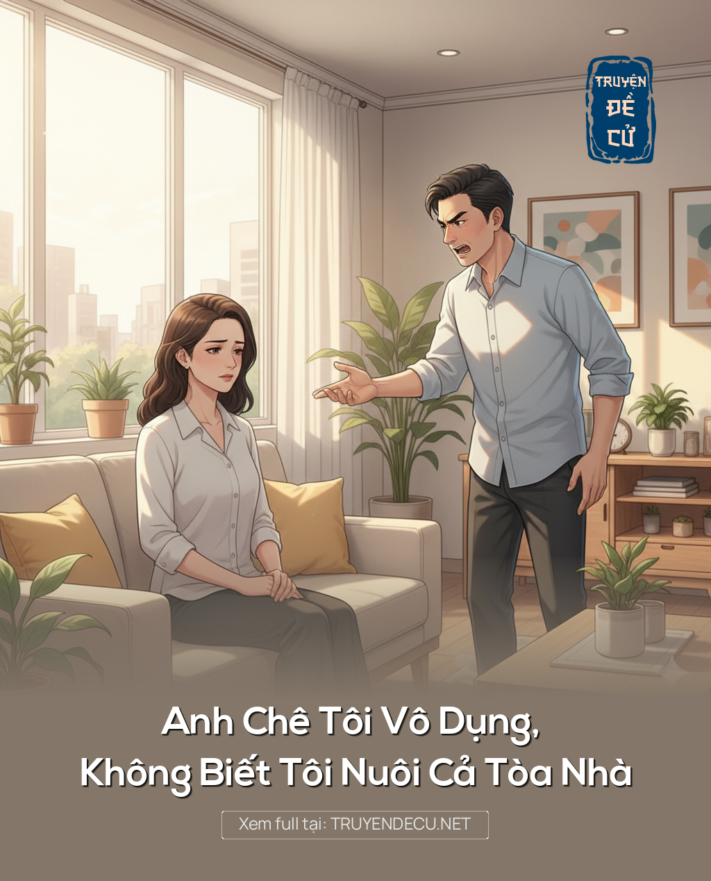 
                            Anh Chê Tôi Vô Dụng, Không Biết Tôi Nuôi Cả Tòa Nhà