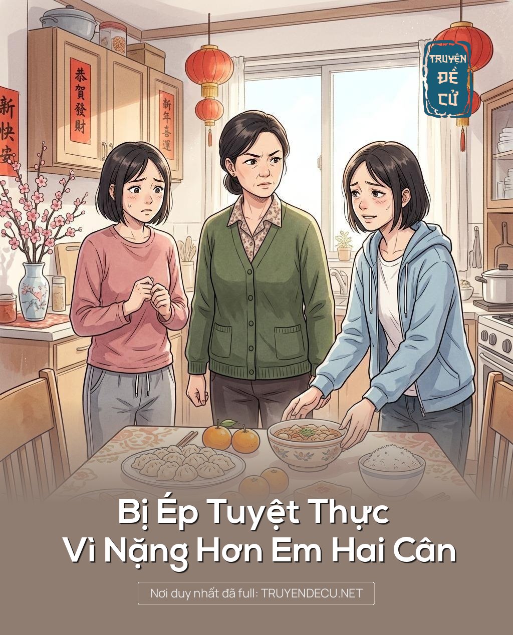 Bị Ép Tuyệt Thực Vì Nặng Hơn Em Hai Cân