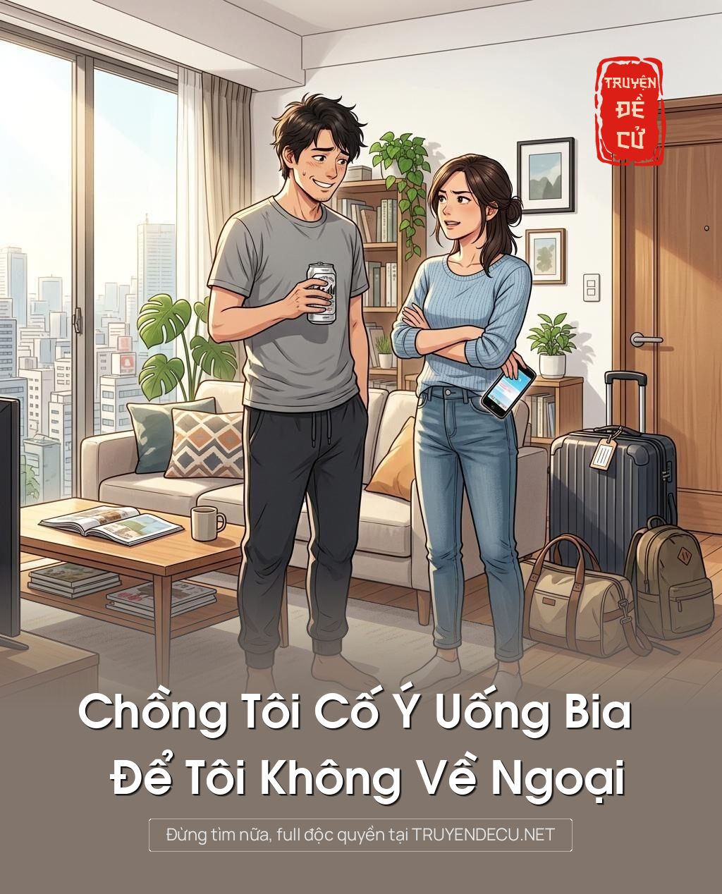 Chồng Tôi Cố Ý Uống Bia Để Tôi Không Về Ngoại