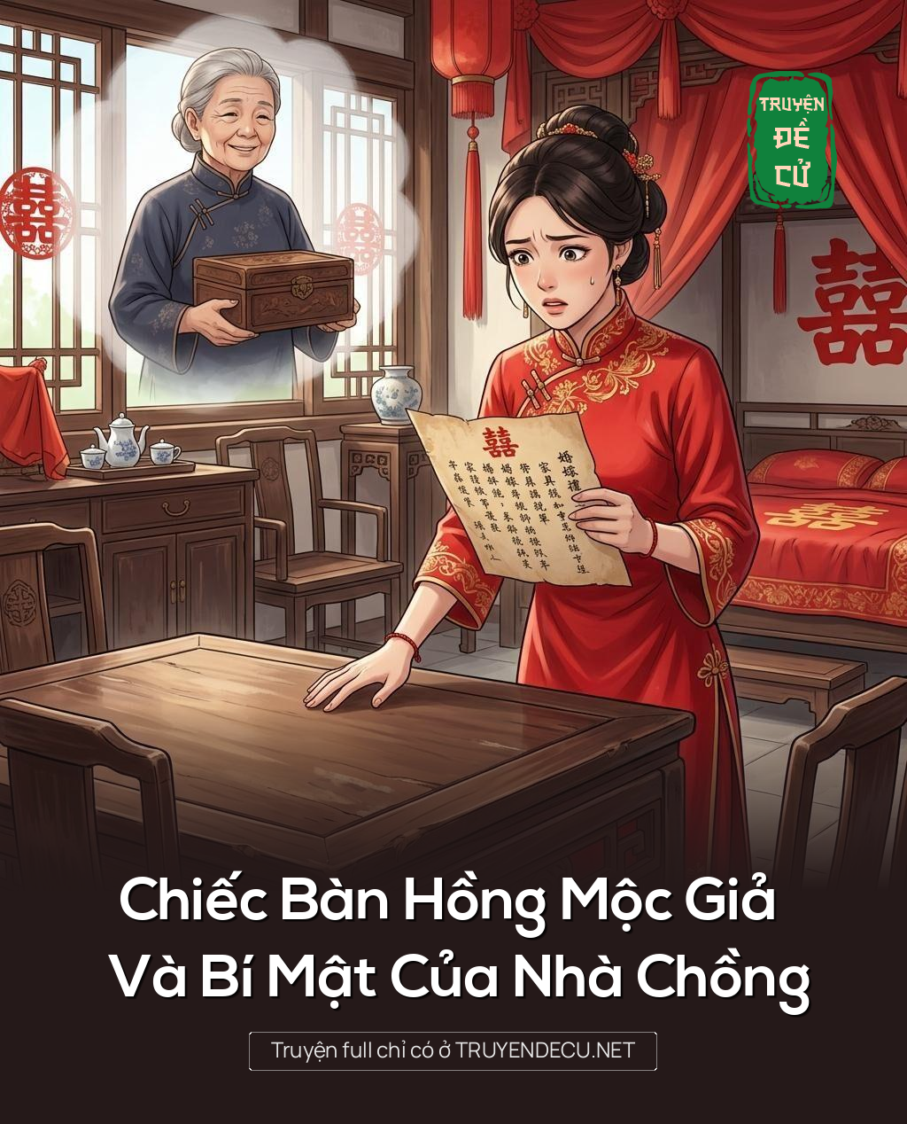 Chiếc Bàn Hồng Mộc Giả Và Bí Mật Của Nhà Chồng