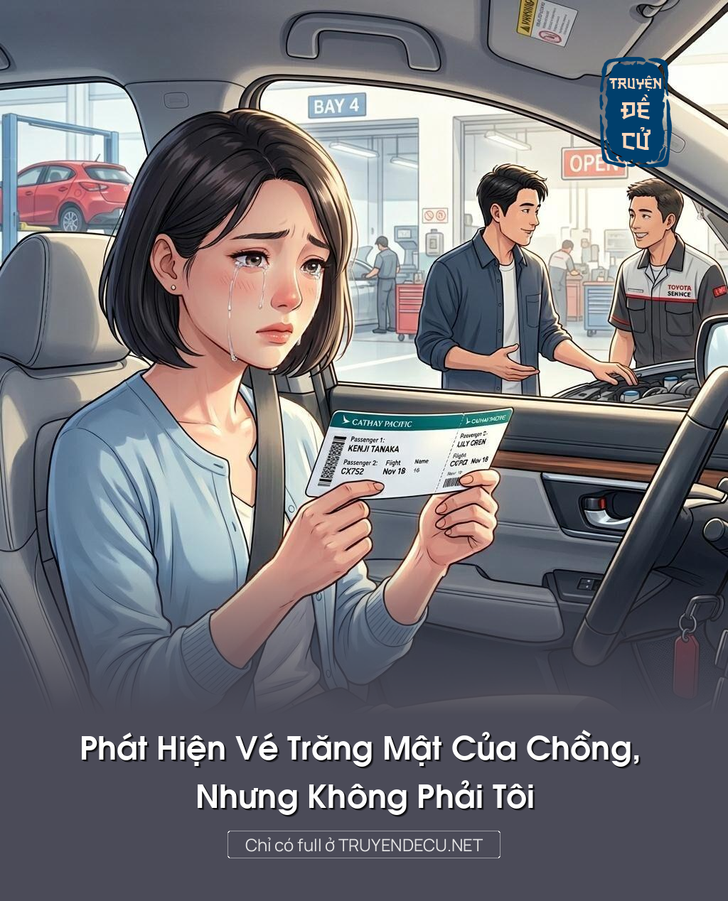 Phát Hiện Vé Trăng Mật Của Chồng, Nhưng Không Phải Tôi