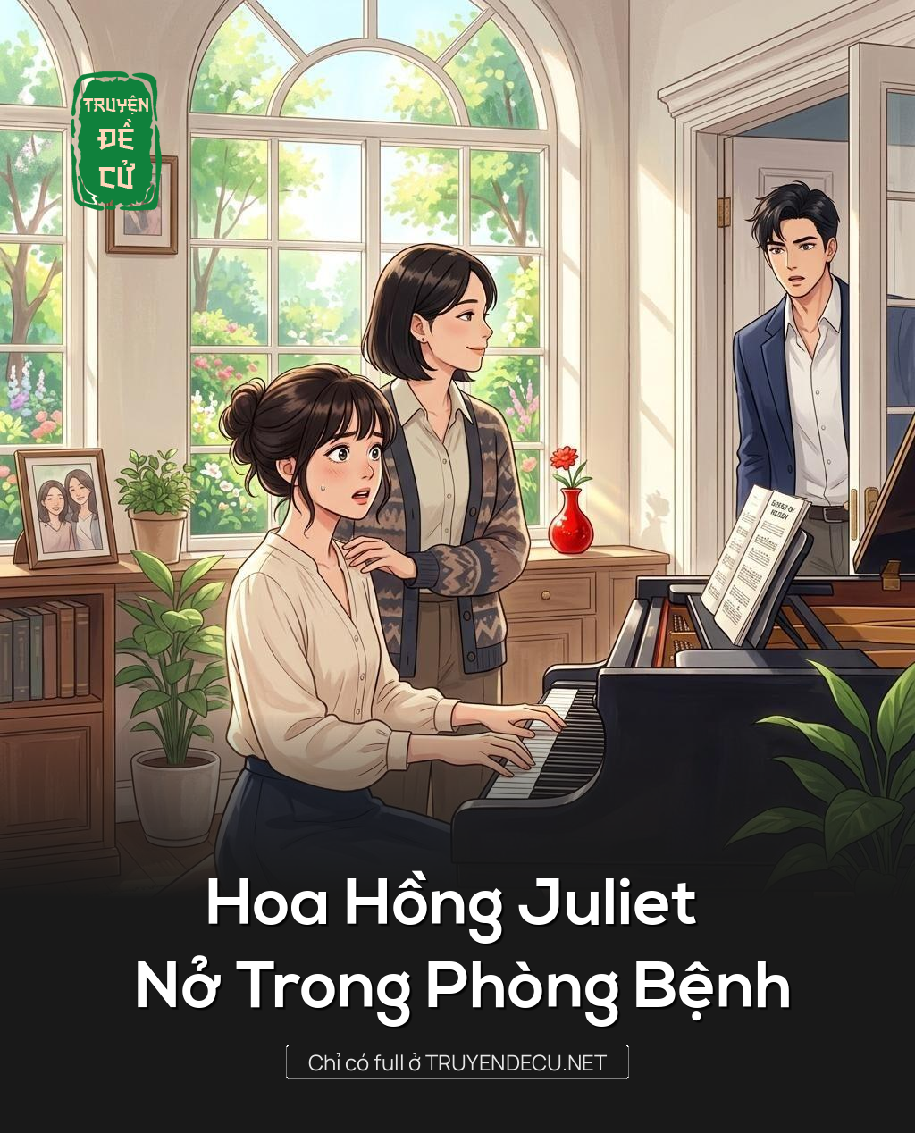 Hoa Hồng Juliet Nở Trong Phòng Bệnh