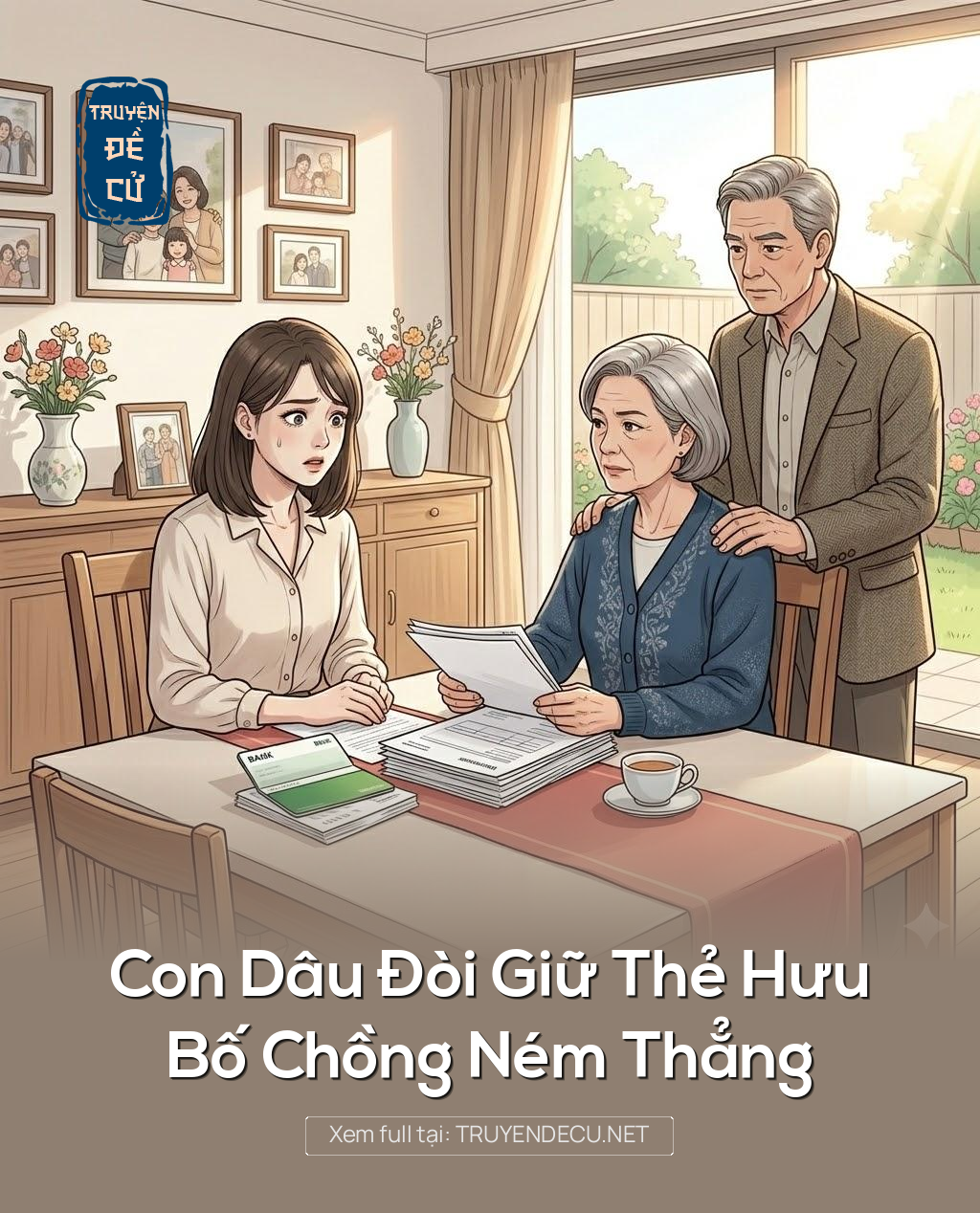 
                            Con Dâu Đòi Giữ Thẻ Hưu, Bố Chồng Ném Thẳng