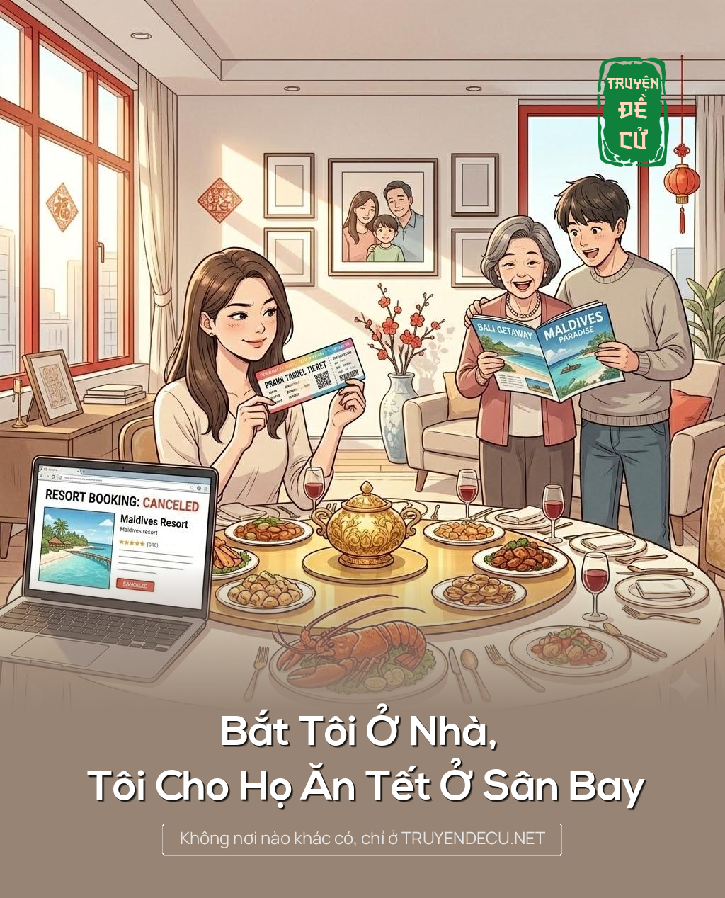 
                            Bắt Tôi Ở Nhà, Tôi Cho Họ Ăn Tết Ở Sân Bay
