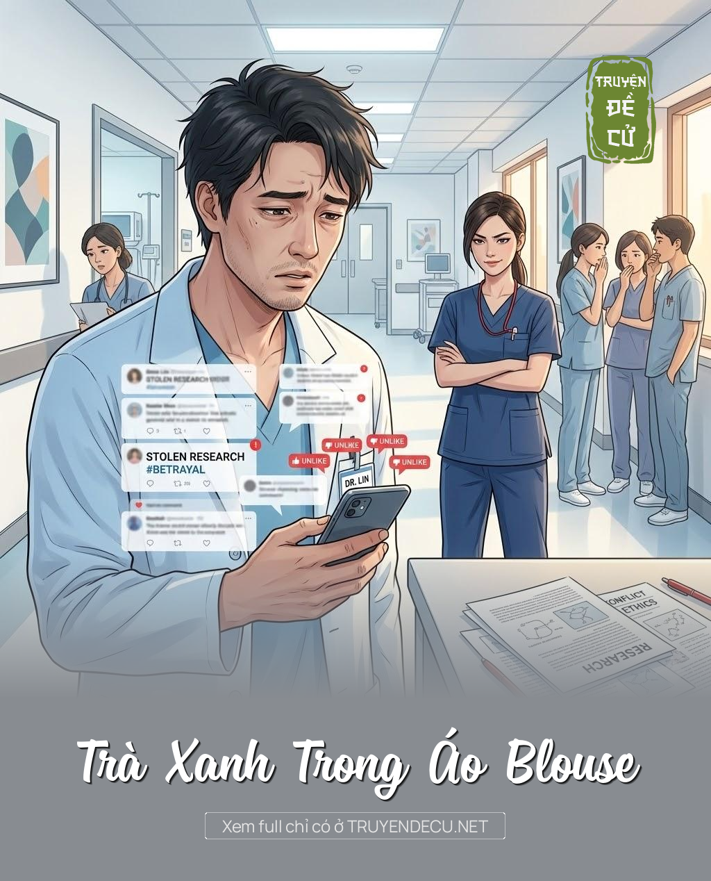 Trà Xanh Trong Áo Blouse