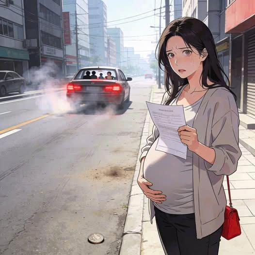 Mang Thai Năm Tháng Bị Chồng Bỏ Lại Bên Lề Đường