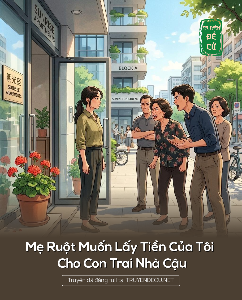 Mẹ Ruột Muốn Lấy Tiền Của Tôi Cho Con Trai Nhà Cậu
