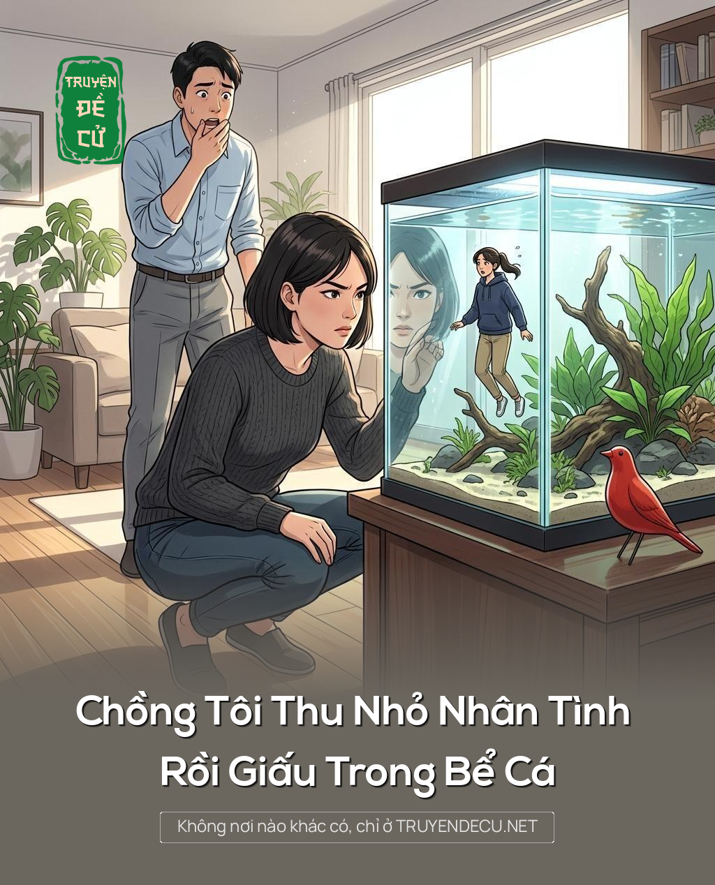 Chồng Tôi Thu Nhỏ Nhân Tình Rồi Giấu Trong Bể Cá