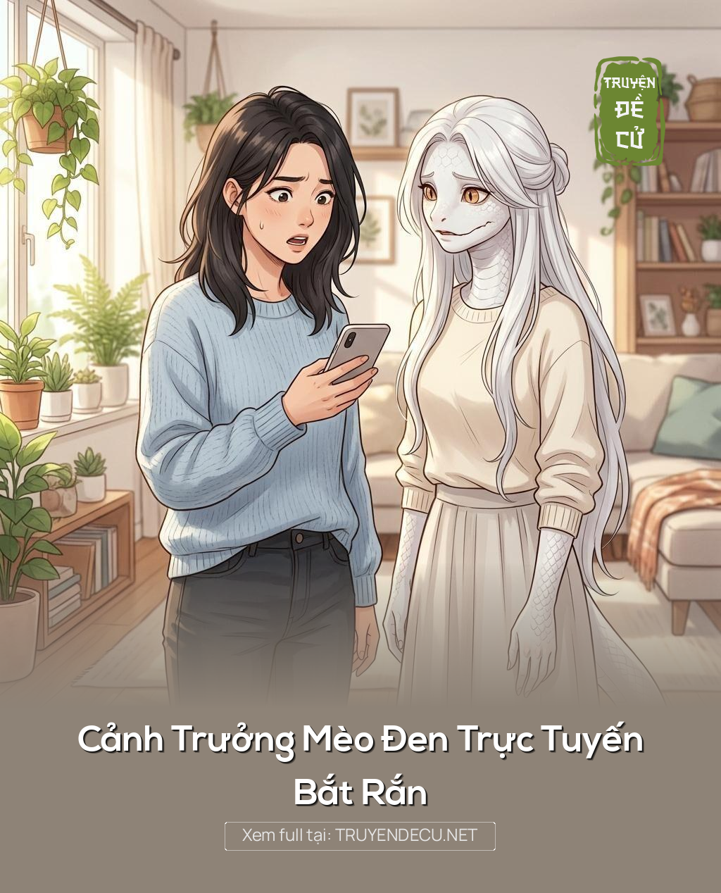 Cảnh Trưởng Mèo Đen Trực Tuyến Bắt Rắn