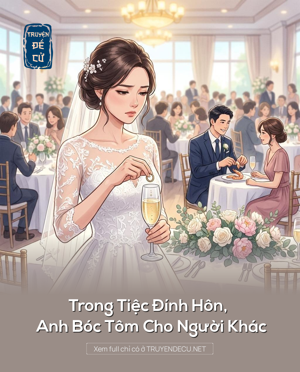 Trong Tiệc Đính Hôn, Anh Bóc Tôm Cho Người Khác