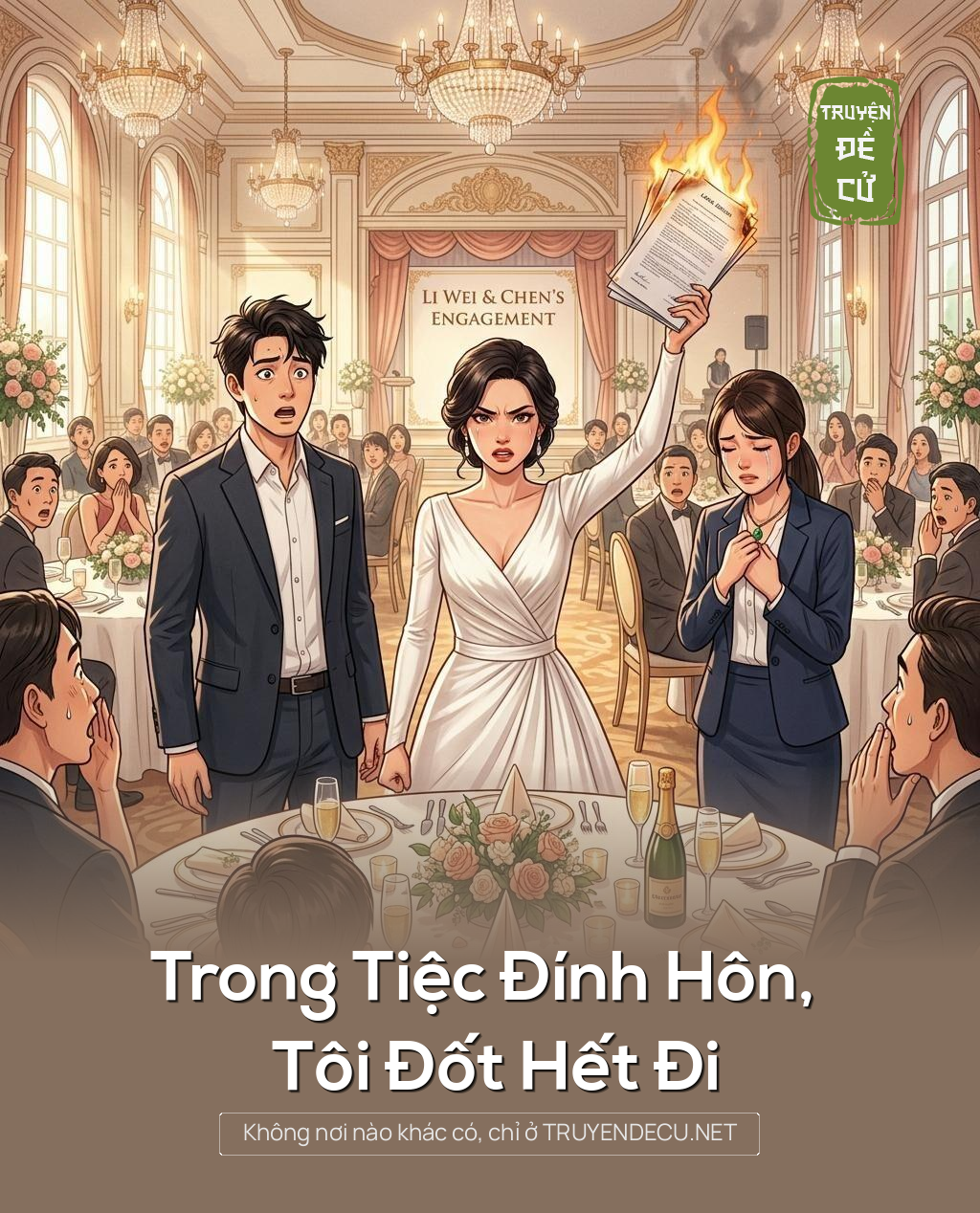 Trong Tiệc Đính Hôn, Tôi Đốt Hết Đi