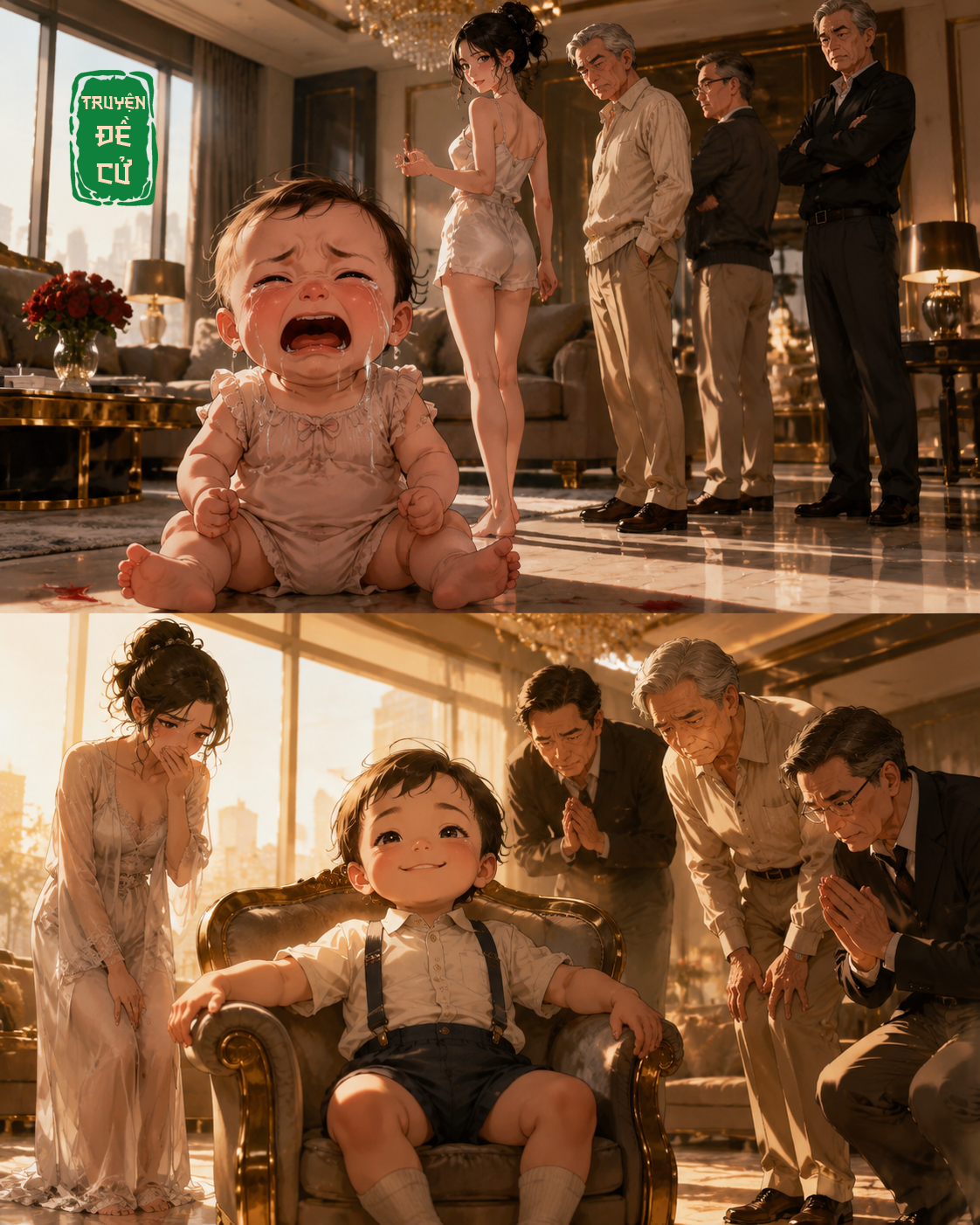 Vừa Đầy Tháng Đã Bắt Đầu Tranh Sủng